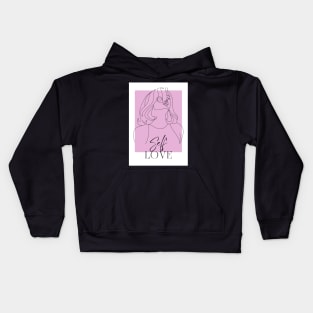 Self Love | Shirt for Soulful Woman Kids Hoodie